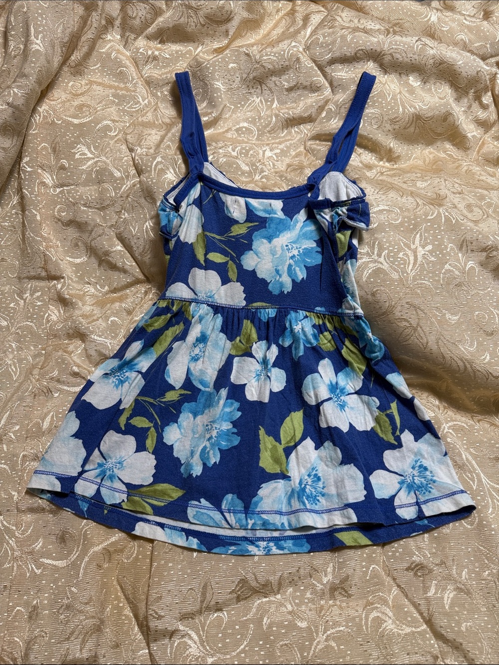 Blue Hollister Floral Tank Top - Picture 3 of 5